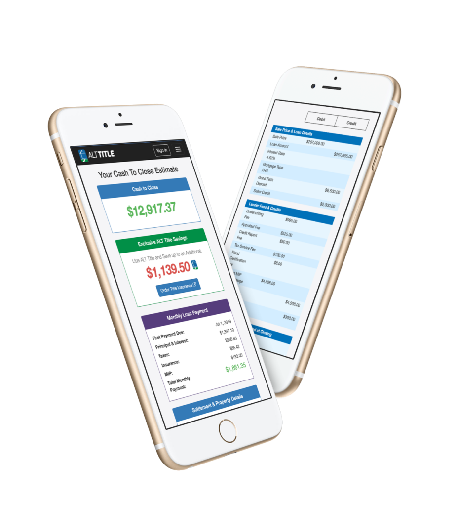 CashToClose Closing Cost Calculator by ALT Title
